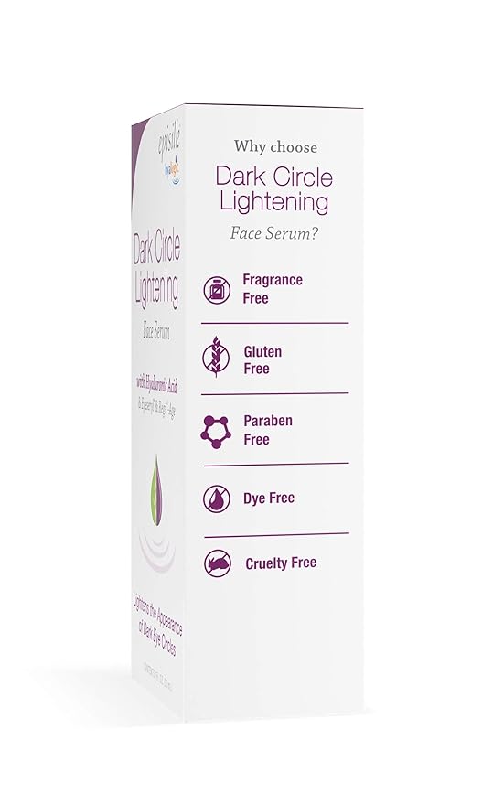 Hyalogic Dark Circle Lightening Face Serum - Treat Under Eye Dark Circles w/Hyaluronic Acid, Eveseryl & Regu-Age - Soothe, Nourish & Rejuvenate Skin - 1oz-GlimoraGlow