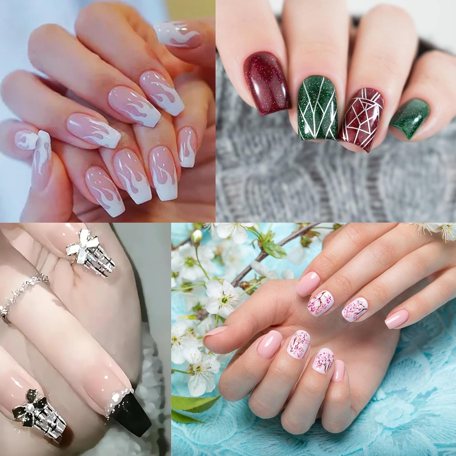 20Pcs Nail Art Brushes Tool Set, Nail Art Double-End Tools, Nail Liner Brushes, Silicone Pen Dotting Pen Tools Nail Art Kit for Home Nail Art DIY Salon Use-Pink-GlimoraGlow