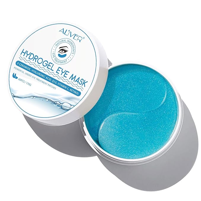 Hydrogel Eye Patches,Hydrogel Under Eye Masks for Dark Circles,Anti Wrinkle Treatment,Under Eye Gel Pads,Eye Mask for Puffy Eyes, Skincare,Hydrating | 60 Pieces/30 Pairs-GlimoraGlow