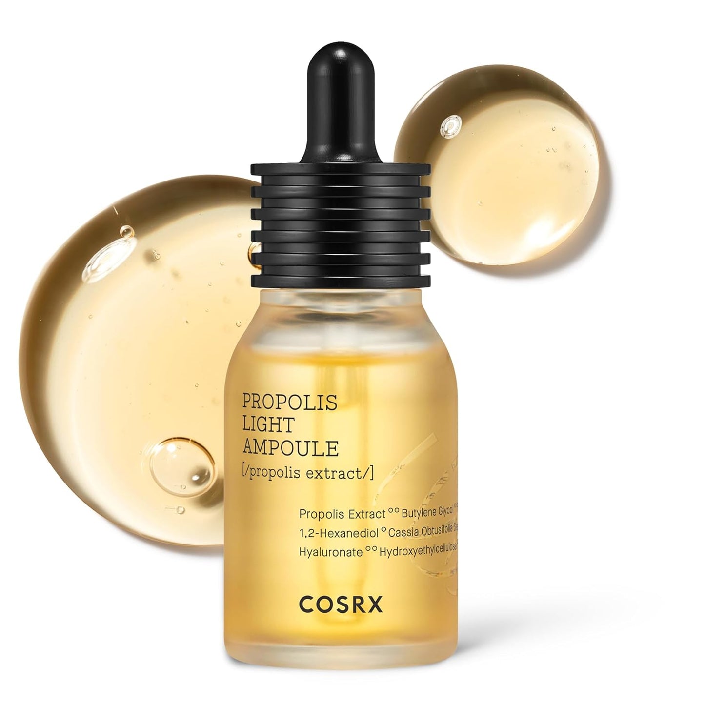 COSRX Propolis Ampoule, Glow Boosting Serum for Face with 73.5% Propolis Extract, 1.01fl.oz/30ml, Hydrating Essence for Sensitive Skin, Fine Lines, Uneven Skintone, Korean Skincare-GlimoraGlow