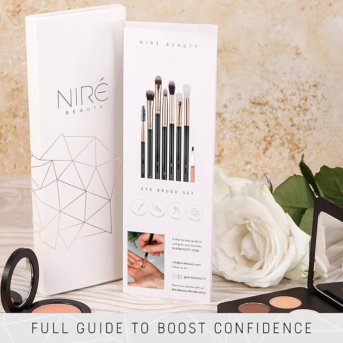 Niré Beauty Most Loved Artistry and Eye Brush Set - Your Best Selection of Makeup Brushes Great for Professionals and Beginners-GlimoraGlow
