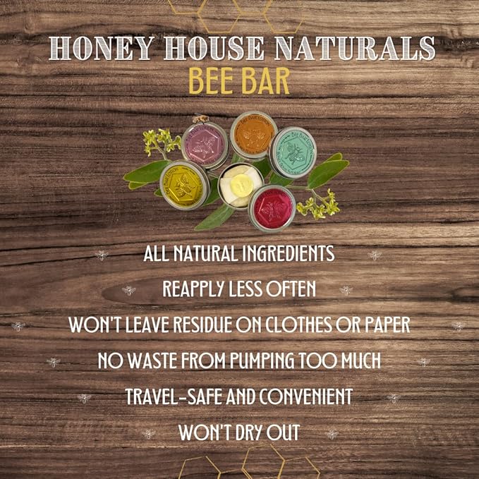 Bee Bar Honey House Naturals Duo – Citrus – Small .6 ounce & Large 2 ounce (Citrus)-GlimoraGlow