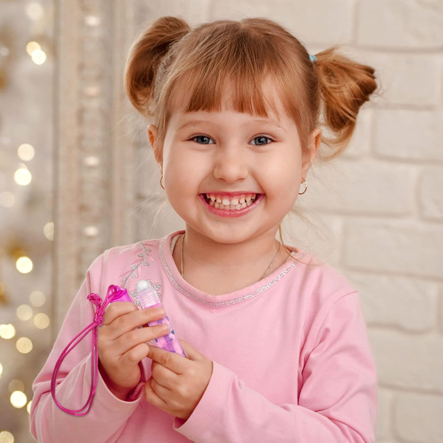 12pc Lip Gloss Necklace, Fruit Flavored Lip Gloss Set, Lip Gloss Value Pack, Teen Girls Party Favors, Non Toxic Lip Gloss Necklaces For Girls-GlimoraGlow