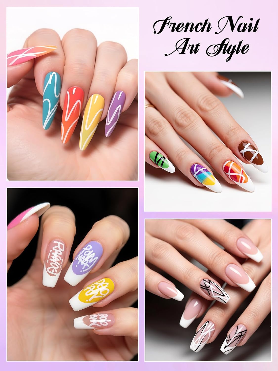 1 PCS White Nail Art Polish Pens, Kalolary 0.5mm Nail Art Markers Nail Point Graffiti Dotting Pen Drawing Painting Liner Brush for DIY Nail Art Beauty Adorn Manicure Tools-GlimoraGlow