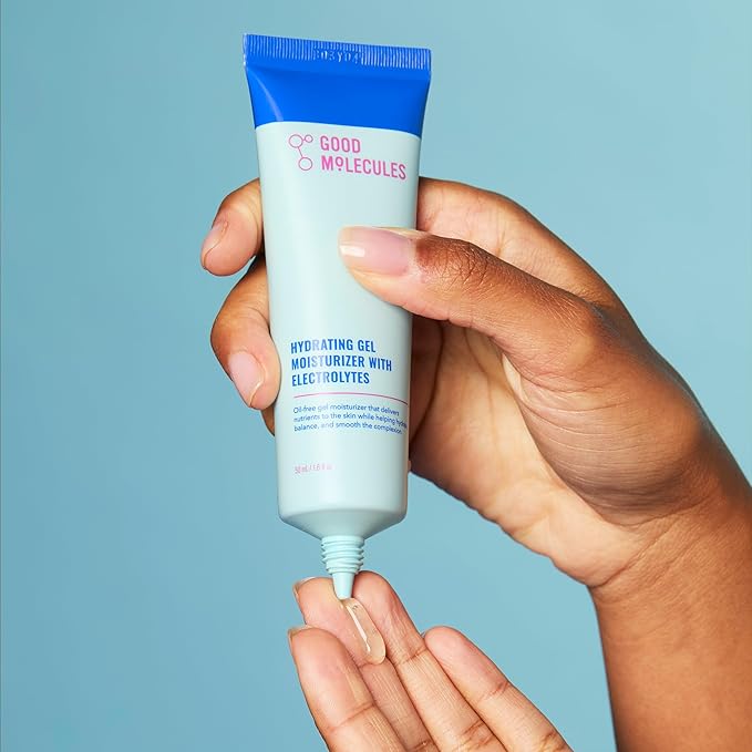 Good Molecules Hydrating Gel Moisturizer - Oil Free Face Moisturizer for Oily Skin With Ultra Hydrating Electrolytes to Rejuvenate, Skin Care for Face-GlimoraGlow