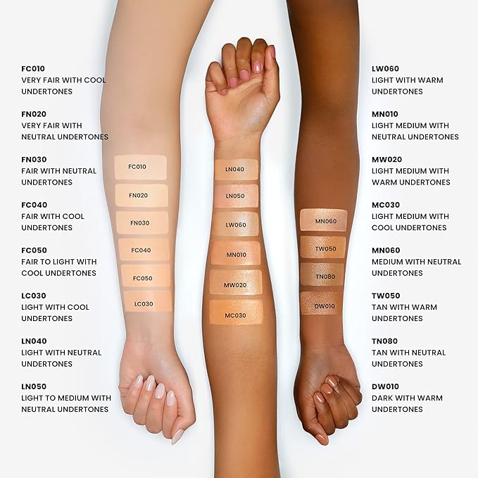 JOAH Crystal Glow Peptide-Infused Foundation, 2-in-1 Multitasking Korean Makeup with Blurring Face Primer, Luminizer, Hydration & Skin Defense for a Flawless Finish, 1.01 Oz, Light Medium Neutral-GlimoraGlow