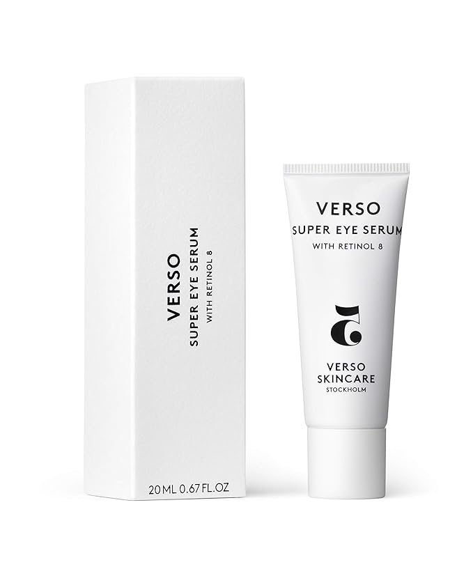 Verso Skin Care | Super Eye Serum | Rejuvenating Under Eye Serum for Youthful Skin | Eye Care Made Easy (0.67 fl oz)-GlimoraGlow
