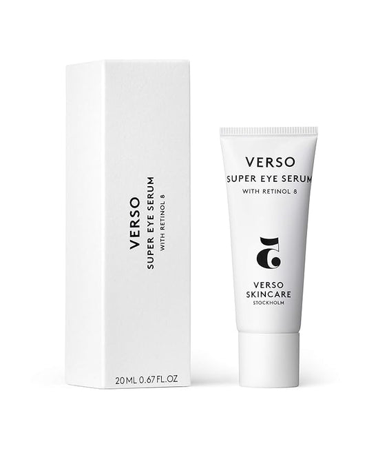 Verso Skin Care | Super Eye Serum | Rejuvenating Under Eye Serum for Youthful Skin | Eye Care Made Easy (0.67 fl oz)-GlimoraGlow