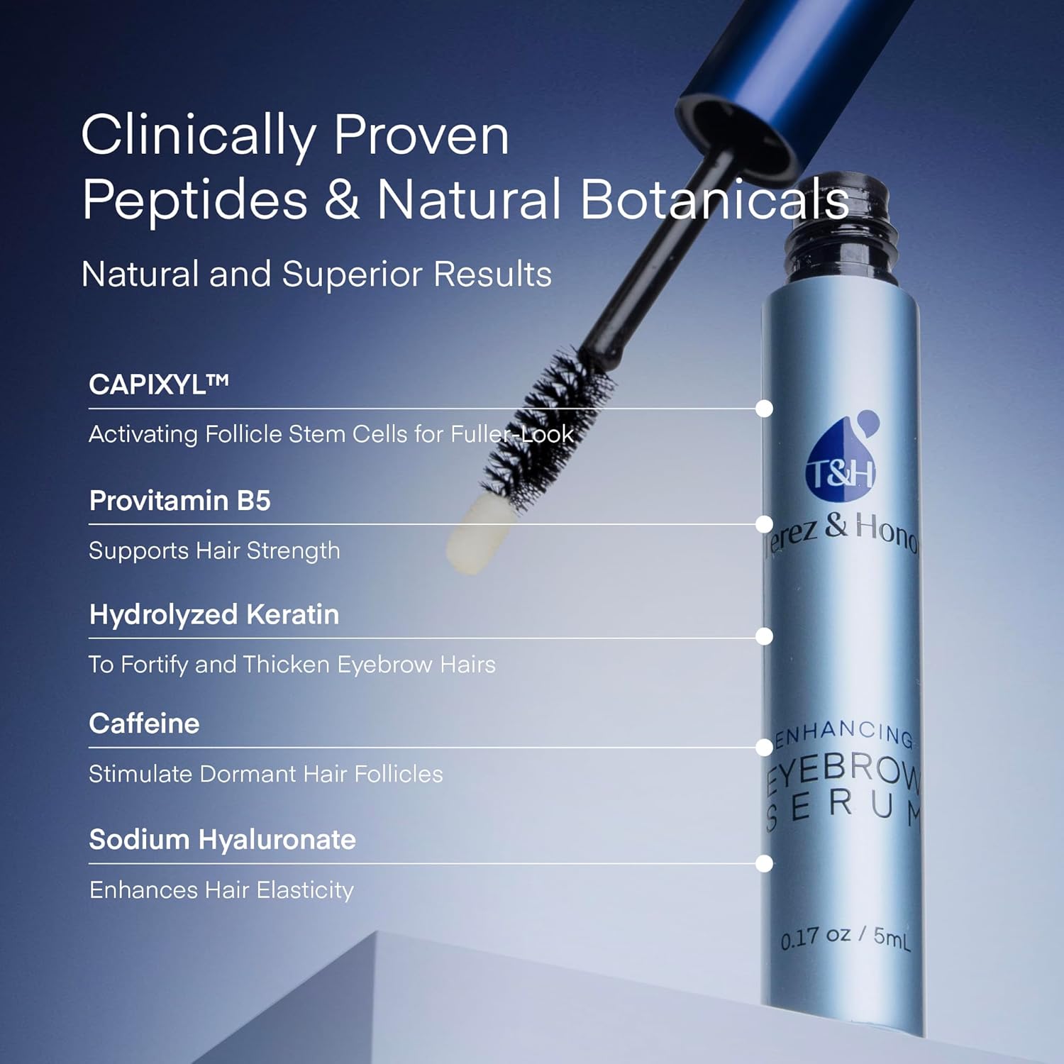 Natural Eyelash Serum with Eyebrow Serum Set - Boost Eyelash Growth Enhancer for Longer, Thicker, Fuller-Looking Lashes and Brows - Gentle & Effective Formular [3 mL + 5mL]-GlimoraGlow