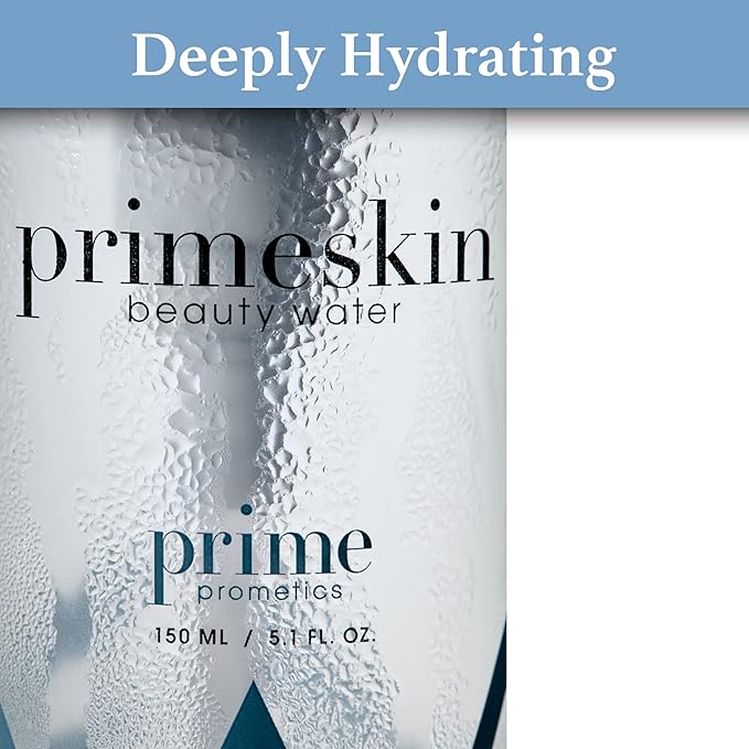 PrimeSkin Beauty Water – Deeply Hydrating Pro-Age Make-Up Remover for Mature Women – Clean, One Swipe – for All Skin Types – pH balanced, Hypoallergenic-GlimoraGlow