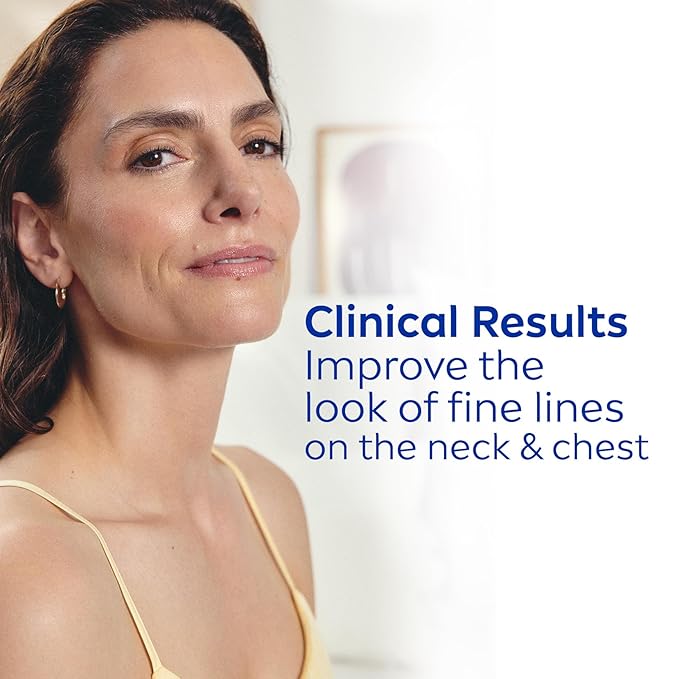 NIVEA Skin Firming & Anti Wrinkle Neck & Chest Cream with Coenzyme Q10, Creatine and Provitamin B5, Skin Firming Cream Reduces the Look of Fine Lines and Wrinkles, 6.7 Oz Tube-GlimoraGlow