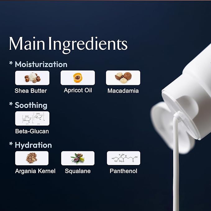 LA MUSE Perfume Body Lotion for Men(Deep Woody Amber) | Moisture Amber Body Lotion for Dry Skin, All Skin Types with Shea Butter | Non-Sticky & Non-Greasy, Fast Absorbing for Daily Use | 10.14 fl oz-GlimoraGlow