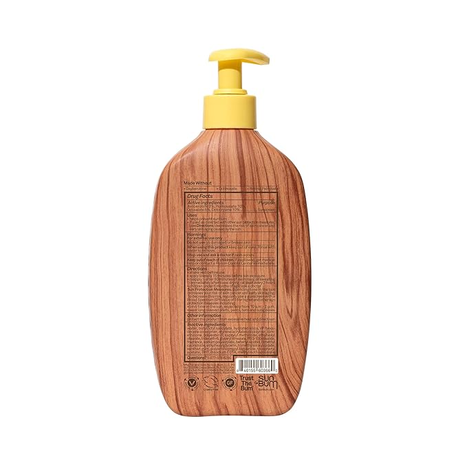 Sun Bum Original SPF 50 Sunscreen Body Lotion - Broad Spectrum Moisturizing Sunscreen with Vitamin E - Hawaii 104 Act Compliant (Made Without Octinoxate & Oxybenzone) - 16 oz-GlimoraGlow