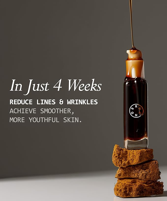 SERUMKIND Chaga Mushroom Serum for Korean Face Skincare - Beta Glucan Extract - Nourishing & Hydrating - Provides Deep Hydration for Extremely Dry Skin - Vegan & Cruelty-Free – 1.01 fl.oz.-GlimoraGlow