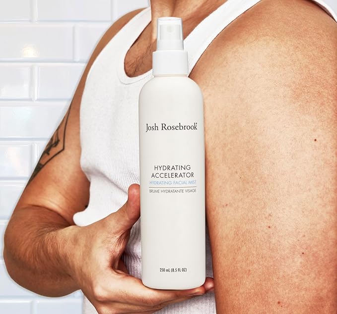 Josh Rosebrook Hydrating Accelerator - Refreshing & Lightweight Antioxidant Face Mist Hydrating Spray - Natural Facial Spray for All Skin Types (250 mL (8.5 fl oz))-GlimoraGlow