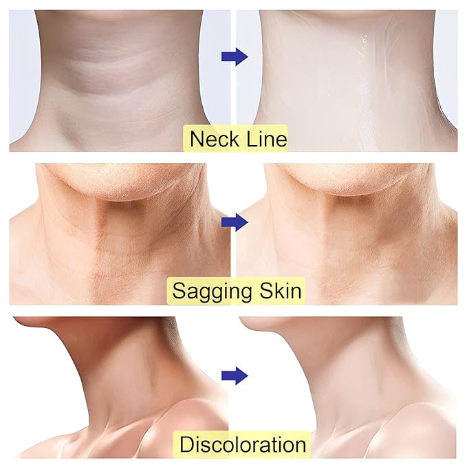 Neck Firming Cream, Neck Cream for Tightening & Neck Lift, Anti-Aging Neck Cream for Wrinkles 1.7 Fl.Oz-GlimoraGlow