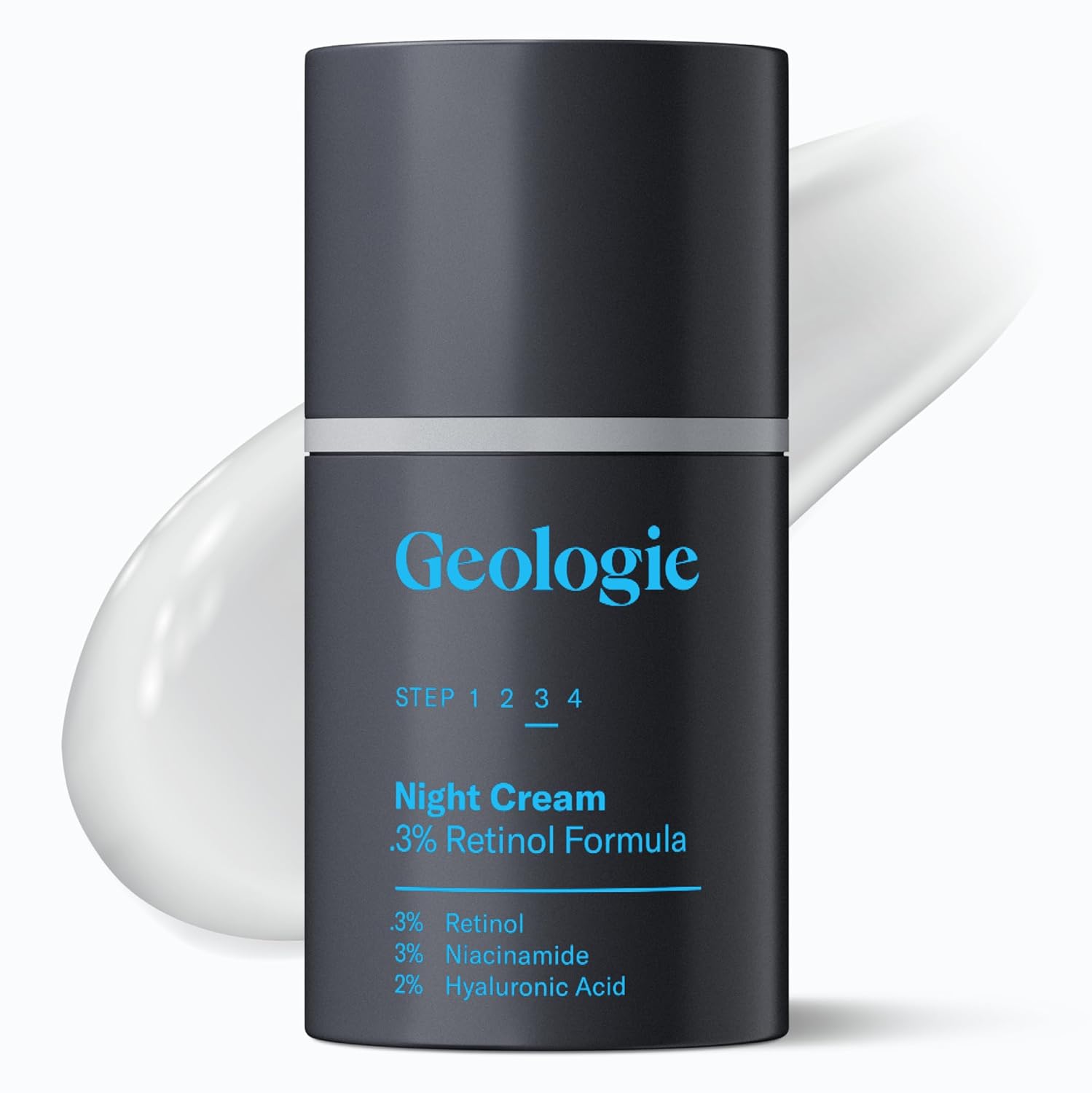 Geologie Retinol Anti-Aging Face Cream | Advanced .3% Retinol Formula for Effective Results | Reduce Fine Lines & Wrinkles | Protect & Repair Skin With Hyaluronic Acid & Niacinamide | For Men & Women-GlimoraGlow