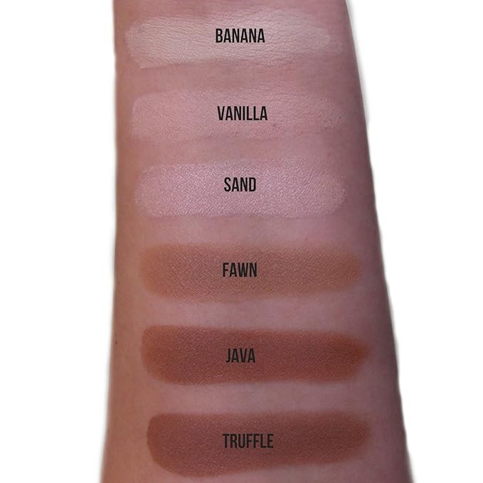 Java Matte Powder Contour Makeup – 37 mm Magnetic Palette Refill Pan for Contouring Highlight Make Up Kit by Beauty Junkees, Professional Quality Paraben Gluten Cruelty Free Cosmetics-GlimoraGlow