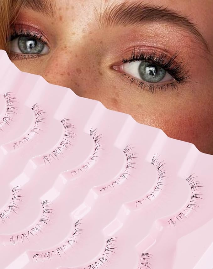 Eyelashes False Bottom Lashes Lower Lashes Fake Bottom Eyelashes 7 Pairs R-2-GlimoraGlow