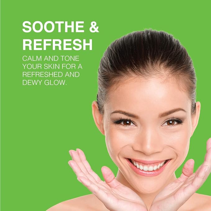 | Face & Body Mist Spray - Soothing Cucumber Water With Moisturizing Hyaluronic Acid | Instant Soothing, Cooling, Conditioning | 8 FL OZ-GlimoraGlow