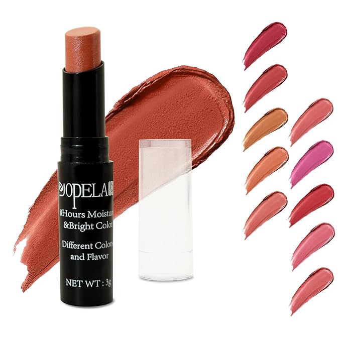 10 Pack Tinted Lip Balm Stocking Stuffers Tinted Chapstick - Moisturizing Lips - No petroleum, Chemicals, Gluten, or Phthalat-GlimoraGlow