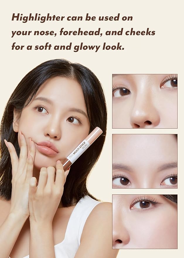 I'M MEME I'm Multi Stick Dual | Two Shade Shading and Highlighting Matte Finish | Suitable for Beginners Portable Size | 001 Contouring-GlimoraGlow