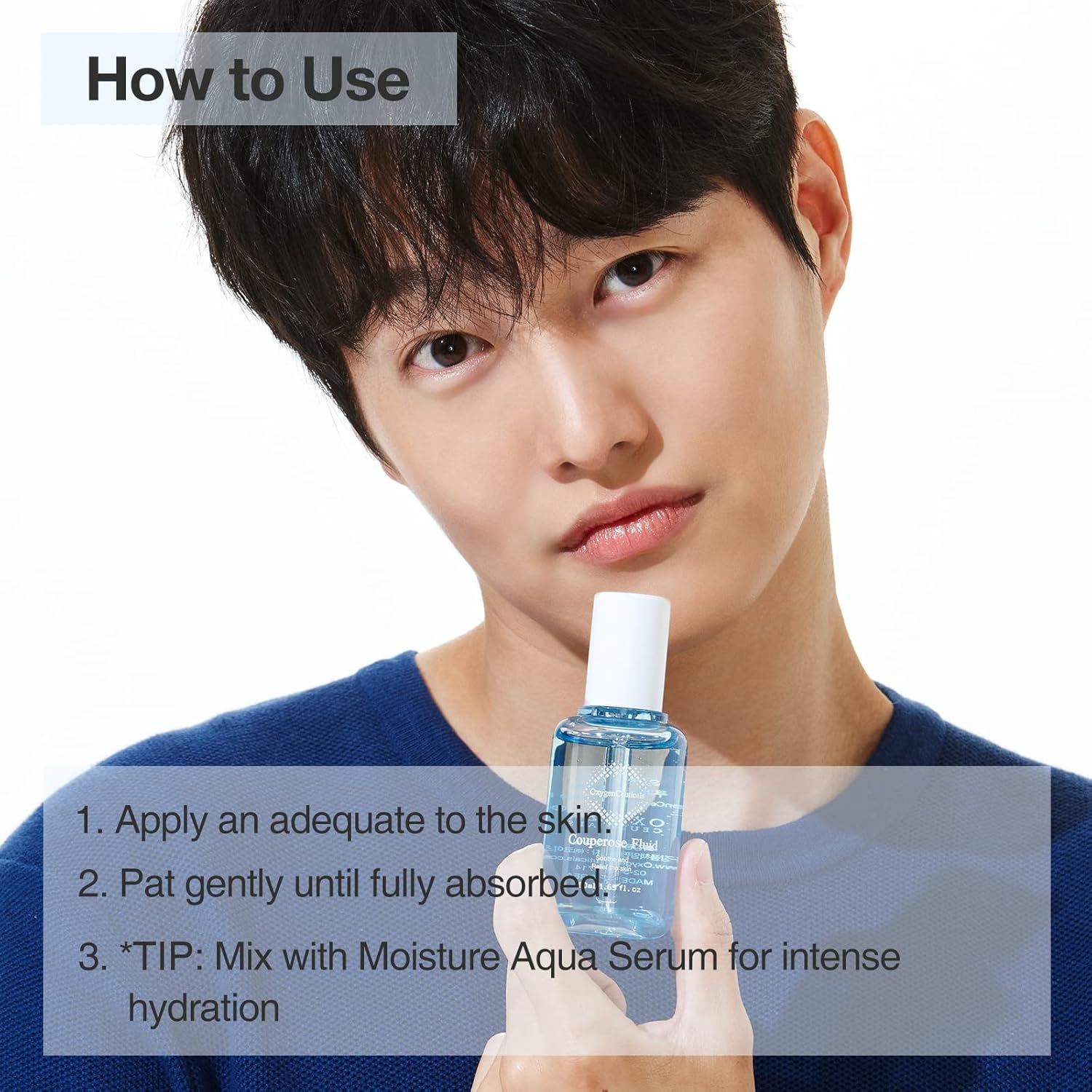 Couperose Fluid – Soothing & Calming Ampoule for Sensitive, Redness-Prone & Troubled Skin, With Hydrolyzed Collagen, Sodium Hyaluronate, Aloe Vera & Rose Water. 1.69 fl.oz (50ml)-GlimoraGlow
