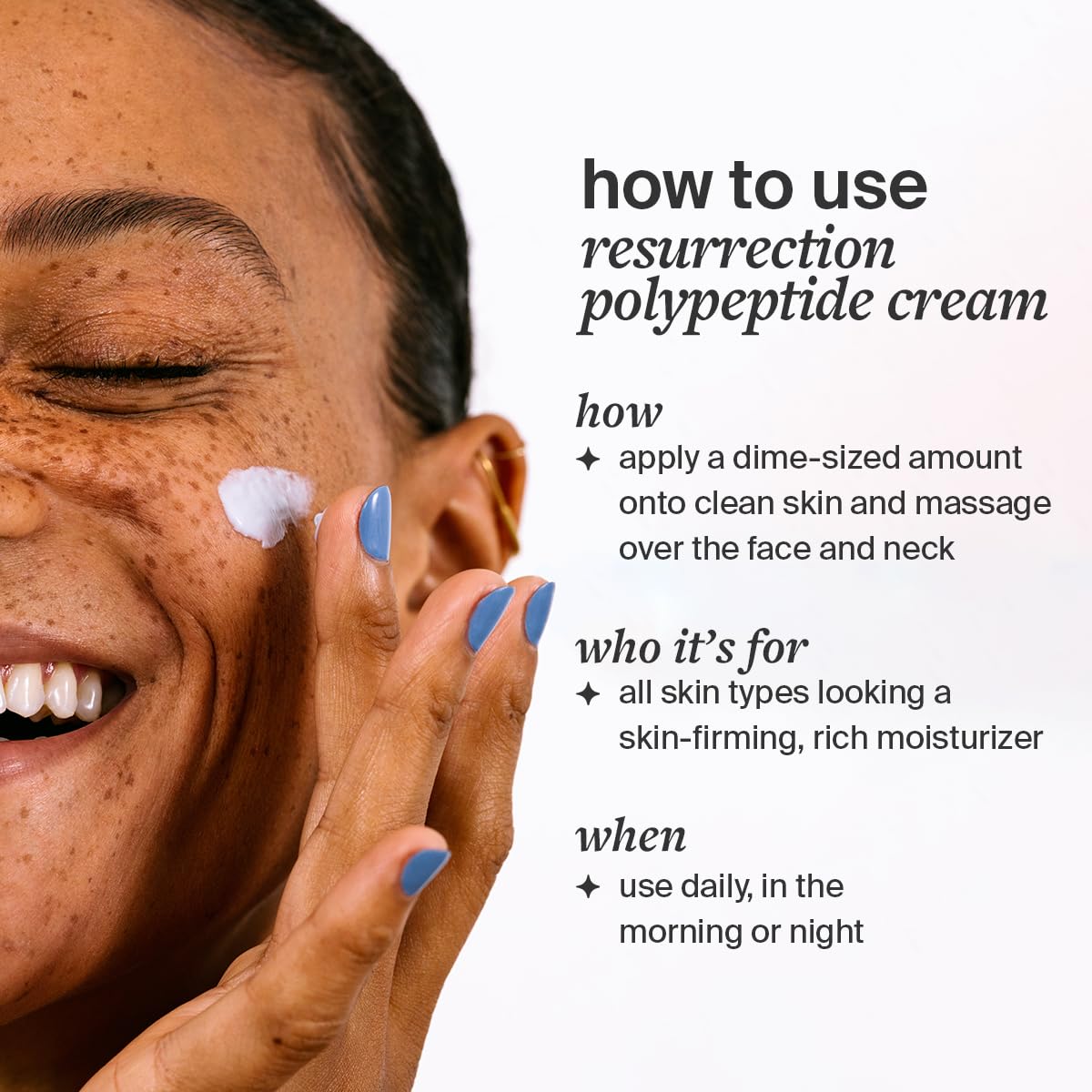 Cocokind Resurrection Polypeptide Cream, Hydrating Face Moisturizer with Peptides and Squalane, Anti Aging Skin Barrier Repair Cream for Dry Skin-GlimoraGlow