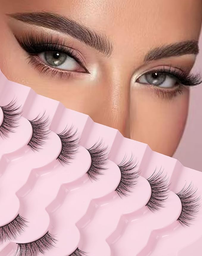 Half Lashes Natural Lashes Wispy Lashes Corner Lashes 3/4 False Eyelashes Natural Half Eyelashes W19-GlimoraGlow