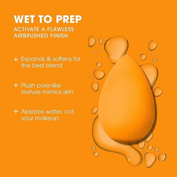 Beautyblender® | Pop Beauty Blender Makeup Sponge, Super-Soft Foam Easily Blends Foundations, Powders & Creams, Made in USA, Reusable, Washable, Streak Free Application, Vegan, Cruelty Free-GlimoraGlow