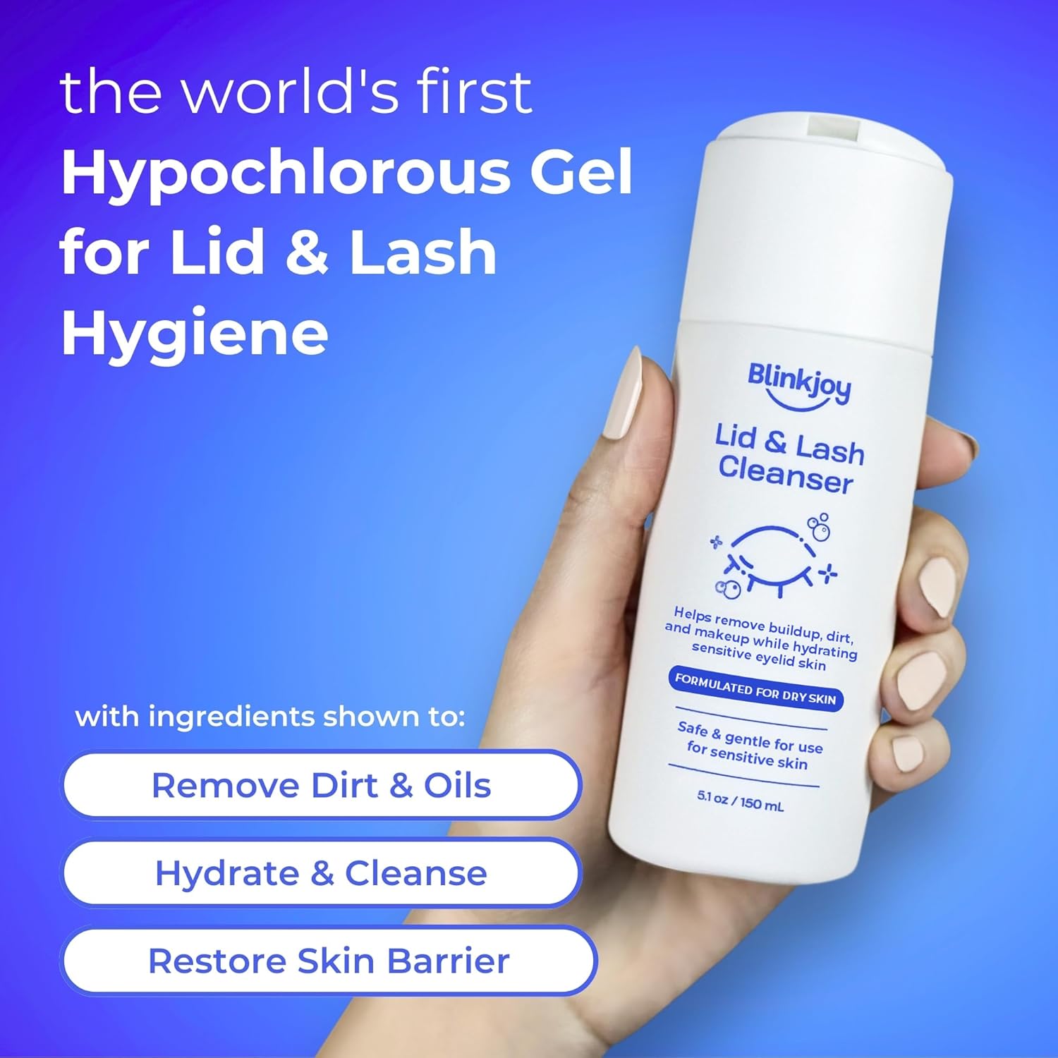 Lid & Lash Cleanser + Electric Eyelid Brush Bundle | Daily Eyelid and Lash Hygiene Kit for Dry Eyes, Demodex, Blepharitis, Makeup Removal-GlimoraGlow