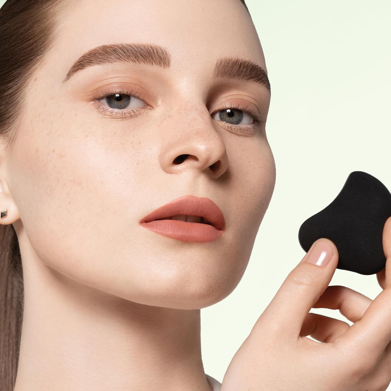 Original Beauty Blender Makeup Sponge Applicator for Powder, Cream & Liquid, Beauty Tools Puff, Streak Free Application, Vegan, Cruelty Free Made in USA, Black (3 Pieces)-GlimoraGlow