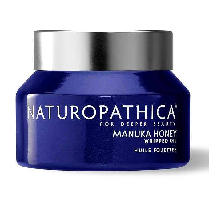 Naturopathica Manuka Honey Whipped Oil, Hydrating Cream to Oil Face Moisturizer, Facial Oil to Nourish & Protect Skin, Rich Antioxidant Oil for Face 1.69 fl oz-GlimoraGlow