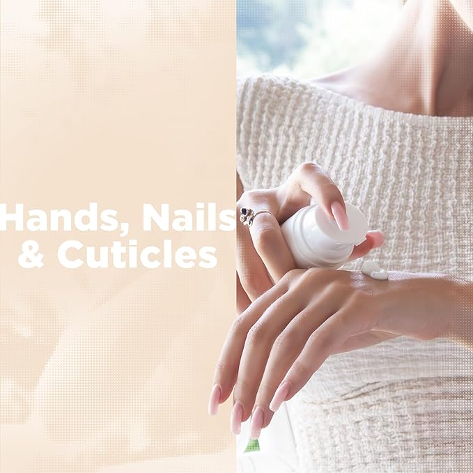 Hydrating Lotion for Dry Hands, Nails, and Cuticles, 3.4 fl. oz., Daily Moisturizing Skincare for Soft, Sensitive Skin with Shea Butter and Ceramides-GlimoraGlow
