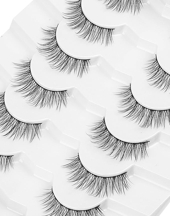 Natural Lashes Natural Eyelashes Short Eyelashes Natural Look False Eyelashes Wispy Eye Lashes Small Lashes Fake Lashes K28-GlimoraGlow