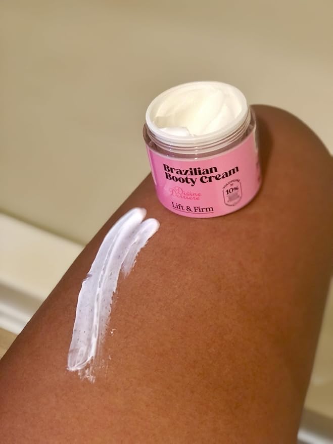 Divine Derriere Brazilian Body Butter Cream, Lift and Firm Body Cream with Volufiline Helps Reduce the Appearance of Cellulite for a Lifted and Firm-looking Derriere, Bum Bum Cream, 50ml-GlimoraGlow