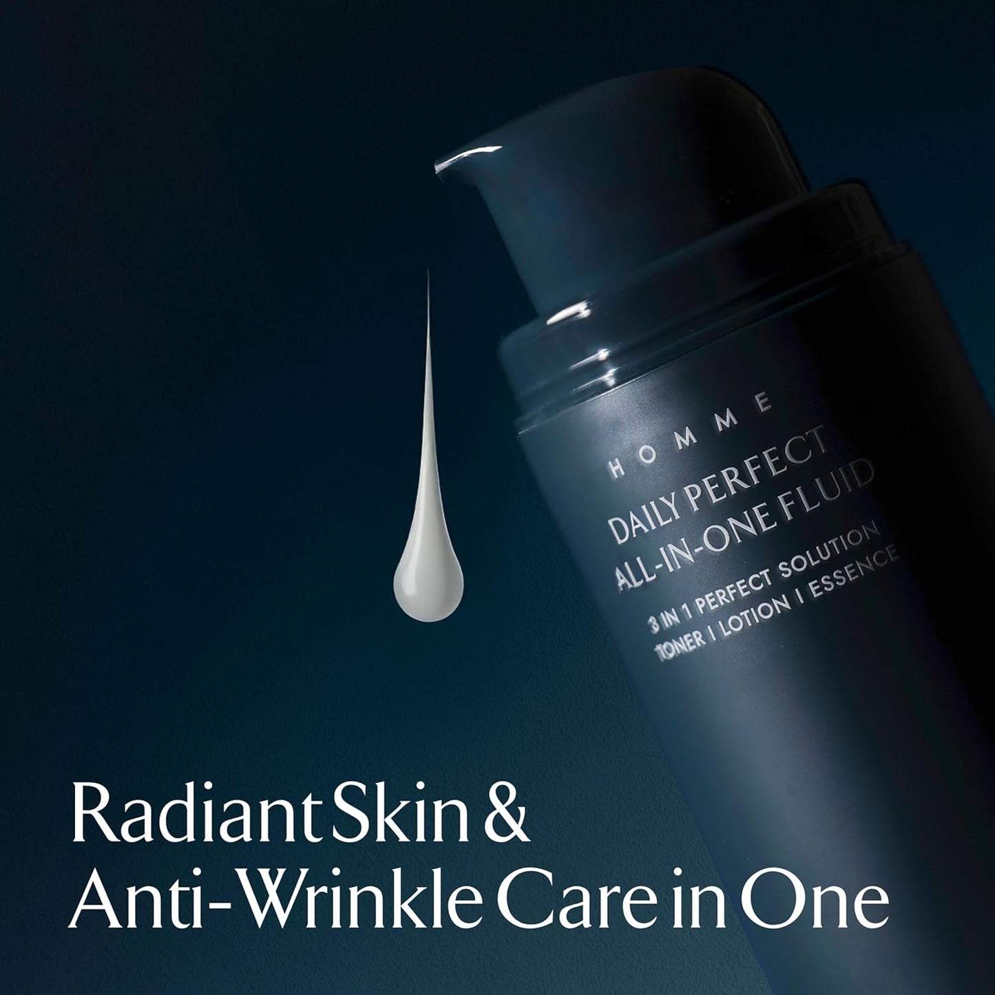 LA MUSE Homme Daily All-in-One Face Moisturizer for Men | 3-in-1 Toner, Lotion, Essence | Lightweight, Hydrating After-Shave Lotion for Oily & Sensitive Skin | Korean Skincare | Original Size-GlimoraGlow