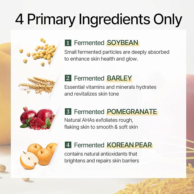 mixsoon Bean Essence 1.01 Fl.Oz. / 30ml (Pack of 1) Exfoliating Hydrating Korean Skin Care Hyaluronic Acid Serum Korean Glass Skin Care-GlimoraGlow