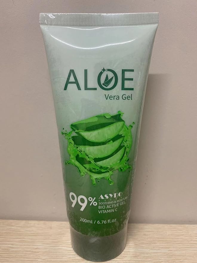 200x2 ML Aloe Vera Gel – 99% Organic Pure Aloe Vera Hydrating Face & Body Moisturizer, Natural Aloe Cream for Dry Skin, Sunburn, Acne, Soothing & Moisturizing-GlimoraGlow