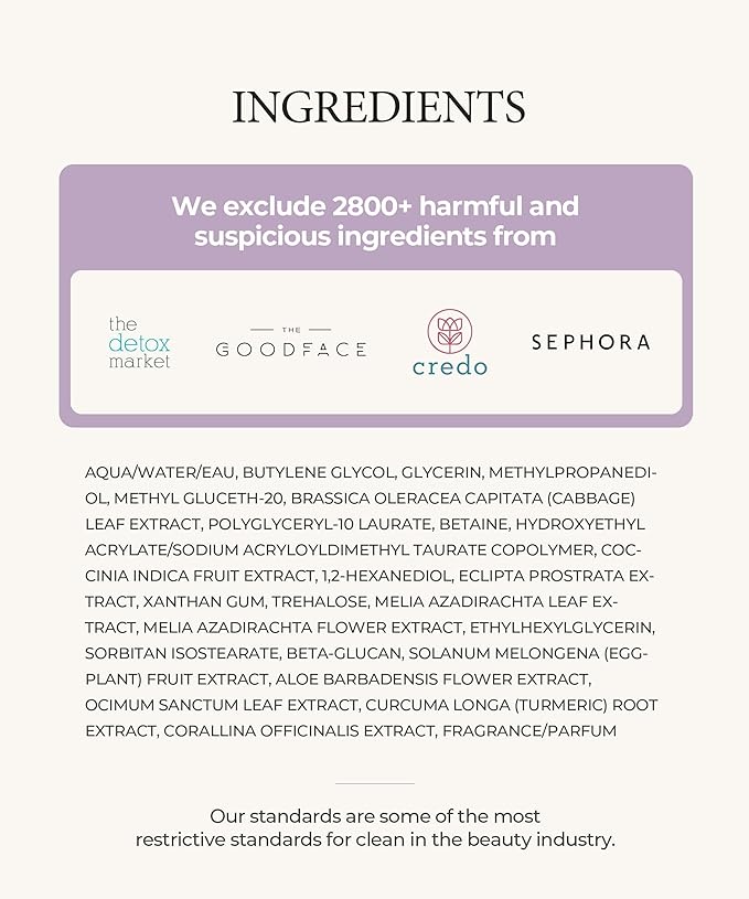 SERUMKIND Purple Cabbage Serum - Calming and Skin Recovery- Korean Face Skincare – Beta Glucan 100,000ppm – Soothing & Redness Relief - Vegan, Cruelty-Free – 1.01 fl.oz.-GlimoraGlow