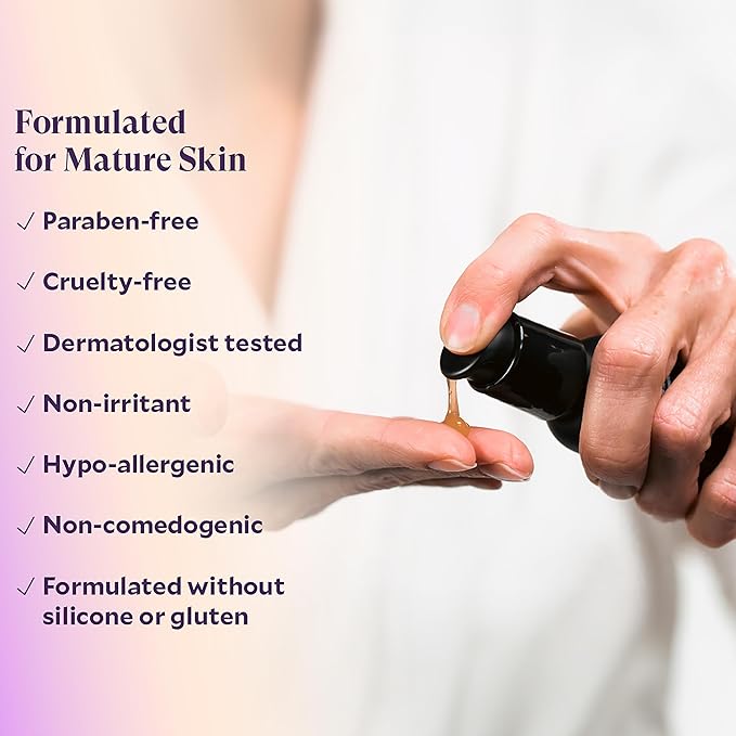 Fièra Vitamin C Serum with Hyaluronic Acid & Citrus Stem Cells - Anti-Aging Brightening, Firming, Hydrating Serum for Mature Skin, Reduces Dark Spots, Fine Lines & Boosts Radiance - 1 FL. OZ. / 30 ML-GlimoraGlow