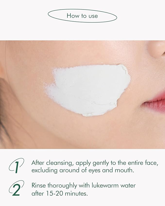 SKINCURE Vegan Seaweed Mud Mask, Korean skincare Blackhead Remover Clay Mask for Pore Cleansing with Kaolin & Bentonite, Oil Control & Gentle Exfoliation, 3.5oz-GlimoraGlow