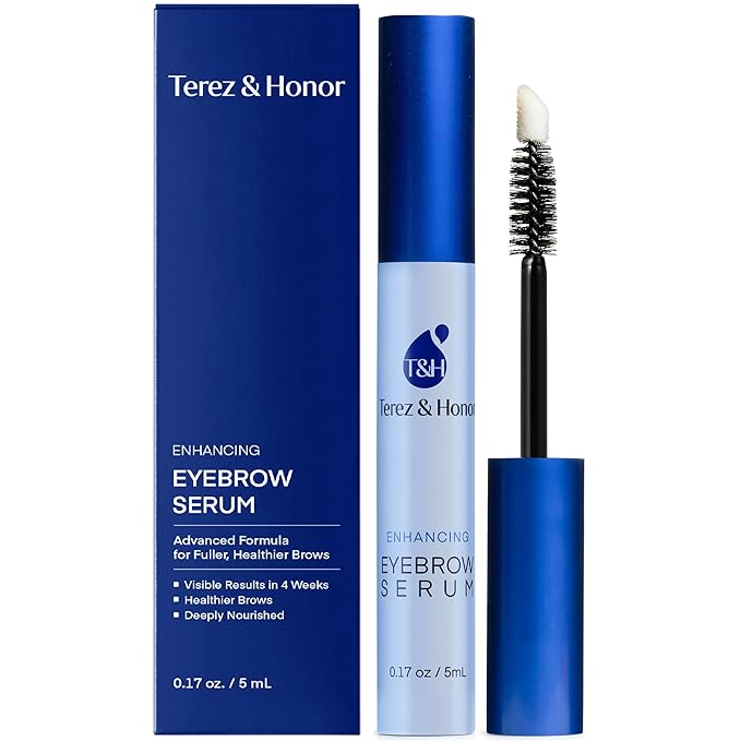 Eyebrow Growth Serum - Natural Eyebrow Serum and Enhancer for Thicker Brows and Grow Bows Faster, Longer, Fuller - 5mL-GlimoraGlow