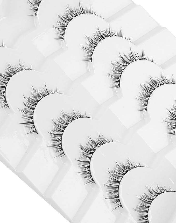 Natural Lashes Natural Eyelashes Short Eyelashes Natural Look False Eyelashes Wispy Eye Lashes Small Lashes Fake Lashes K17-GlimoraGlow