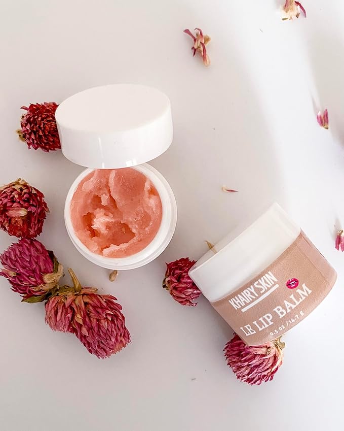 100% Natural Lip Balm and Lip Scrub Duo - Intensive Lip Care Therapy for Dry and Chapped Lips - Made with Cranberry Butter - 100% Vegan-GlimoraGlow