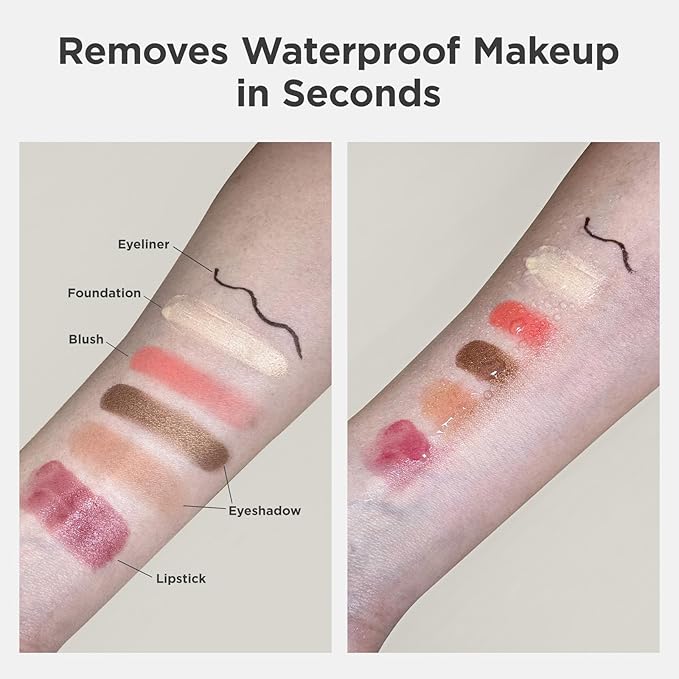 BIOCHEM Bi-Phase Eye & Lip Heavy Makeup Remover, Waterproof Mascara Remover, Gentle Cleanser liquid for Makeup with Natural Ingredients for Sensitive, Normal Skin Types (4.06 fl. oz / 120 ml)-GlimoraGlow