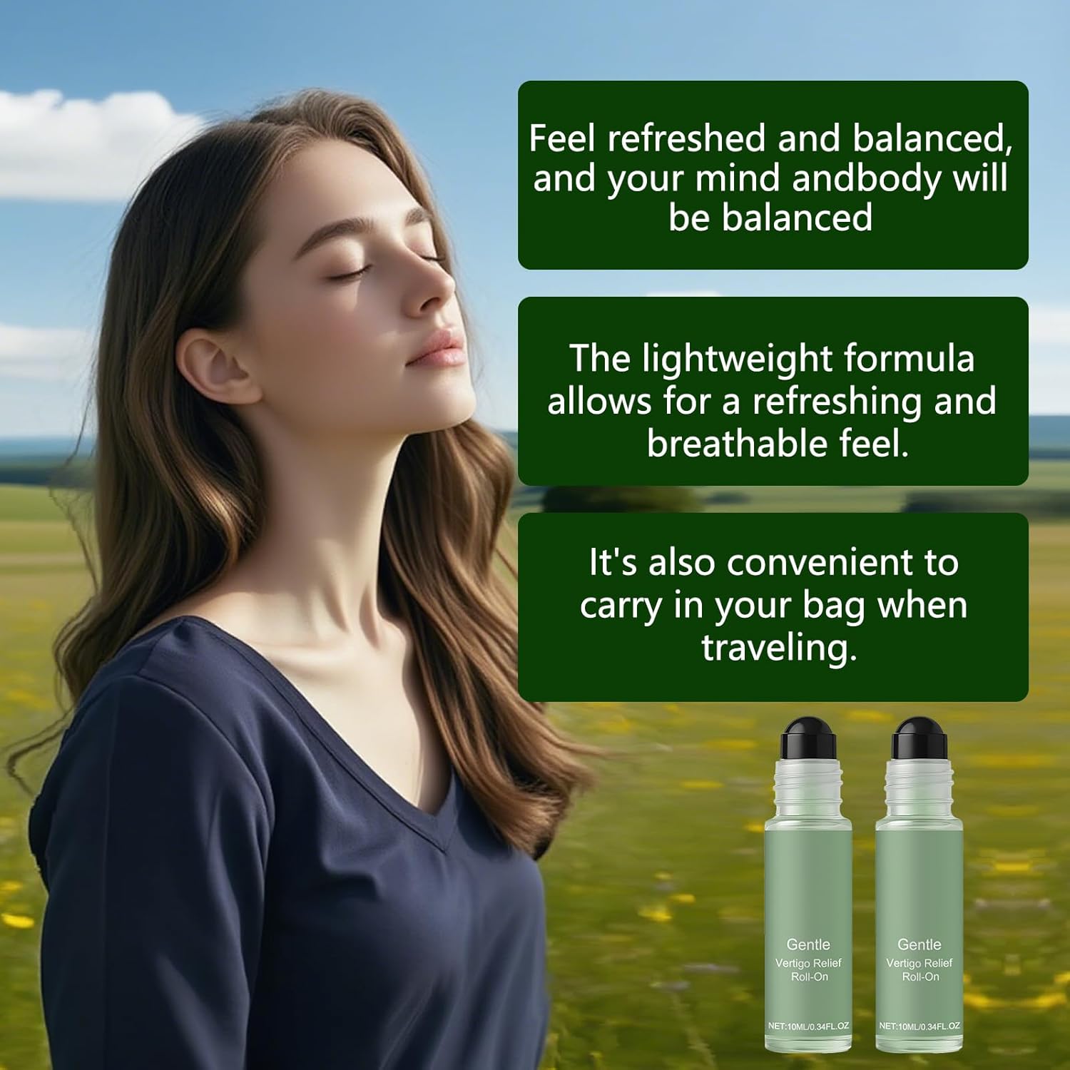 2PCS Vertisooth Anti-Dizzy Roll-On, Vertisoothe Roll-On Antimareos, Natural Ingredients, Fast-Acting Essential Oils-GlimoraGlow