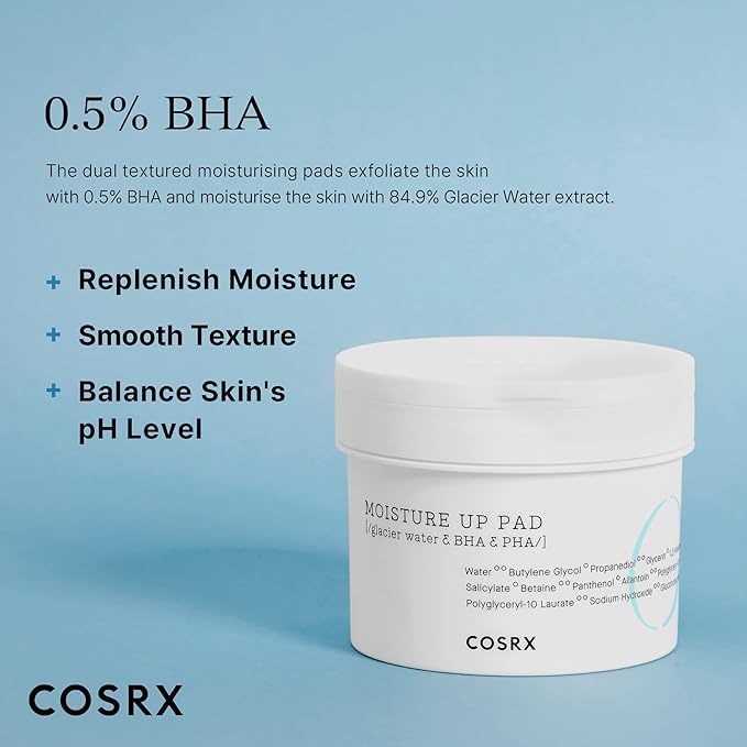 COSRX Propolis Toner Pads 70 Sheets, BHA, Gentle Daily Exfoliant for Sensitive Skin, Preventing Breakouts, Moisturizing, Nourishing, Blemish Care, Korean Skin Care-GlimoraGlow