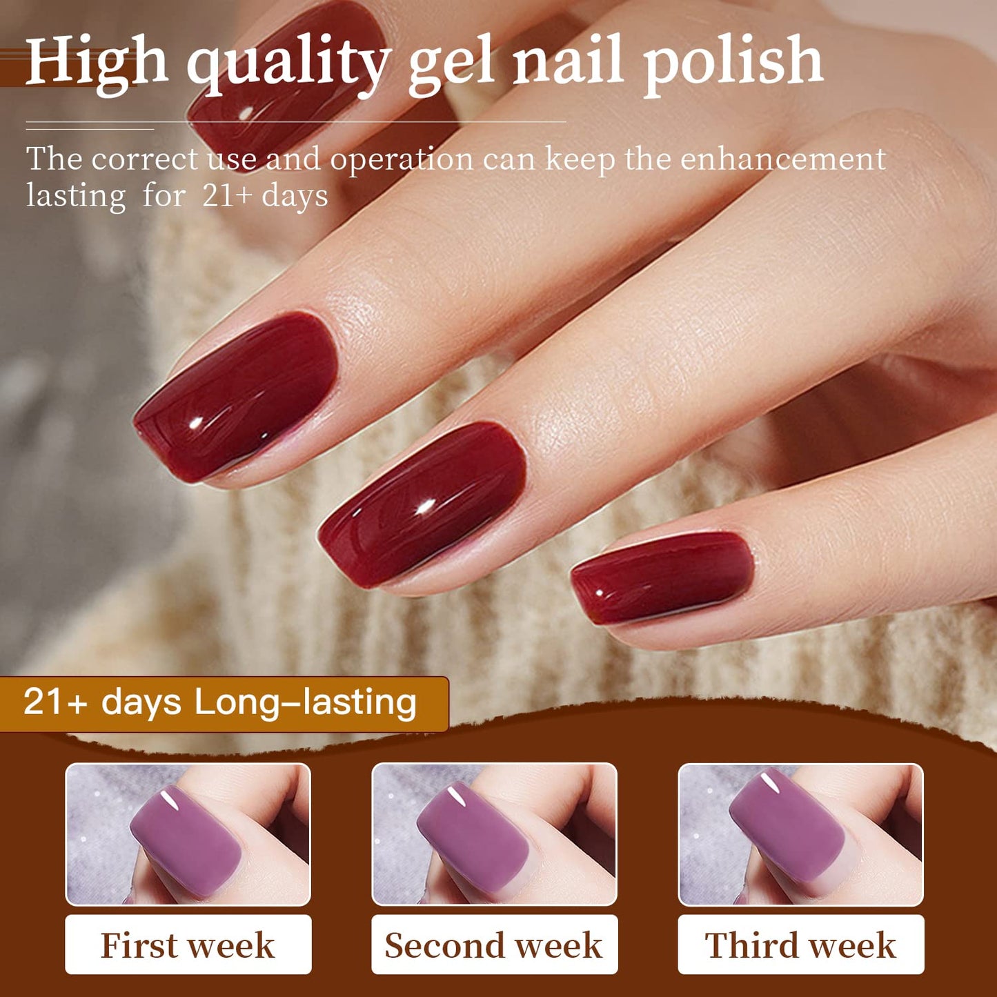 JODSONE 100 PCS (5 ml each) Gel Nail Polish Kit No Wipe Soak off Base Coat and Matte Glossy Top Coat Gel Polish Collections Gifts for Manicure Lovers-GlimoraGlow
