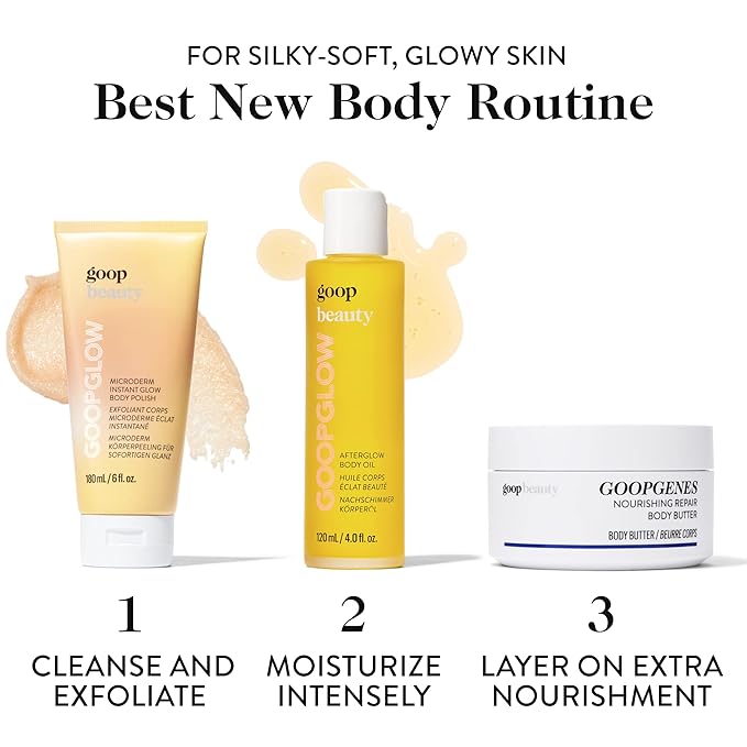 goop Beauty Body Oil | Moisturizer for Dry Skin | Kakadu Plum & Sea Buckthorn Oils | Instant Hydration to Firm & Smooth | 4 fl oz-GlimoraGlow